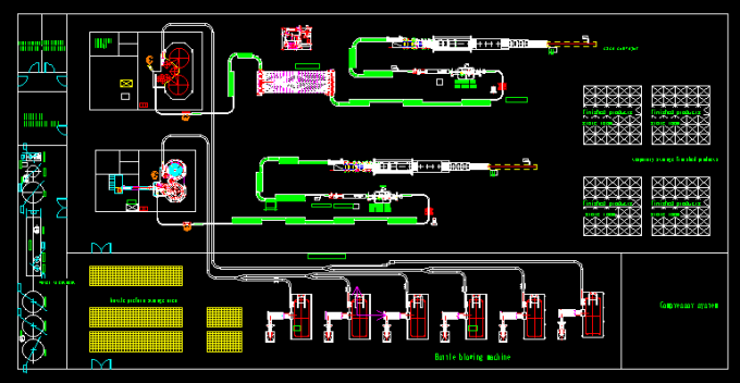 Linha de produção automática de água mineral para consumo humano 4