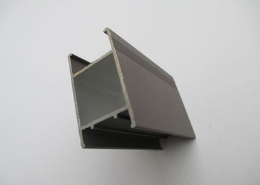 Anodized Aluminium Sliding Door Profiles , Aluminium Edge Profile For Wardrobe