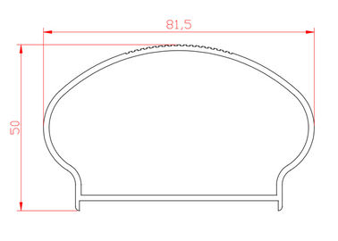 Variety Building Standard Aluminium Extrusion Profiles Fashionable For Garden Stair