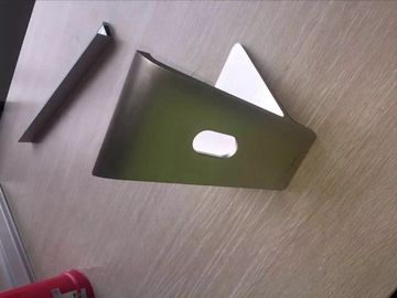 Silver Anodized Aa20um Cnc Drilling Aluminium Extruded Profiles For Computer Base