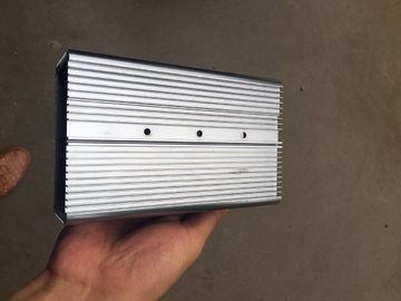 6063 Extruded Grey Anodized Aluminum Heat Sink With CNC Milling Holes