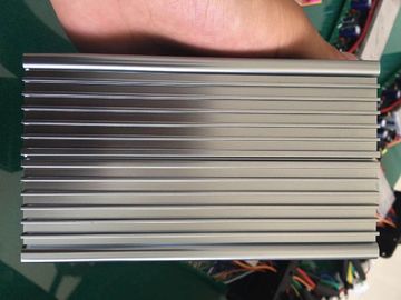 6063 Extruded Grey Anodized Aluminum Heat Sink With CNC Milling Holes