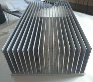 6061 T6 Rectangular Aluminum Heat Sink Extrusion For CNC Equipment Use